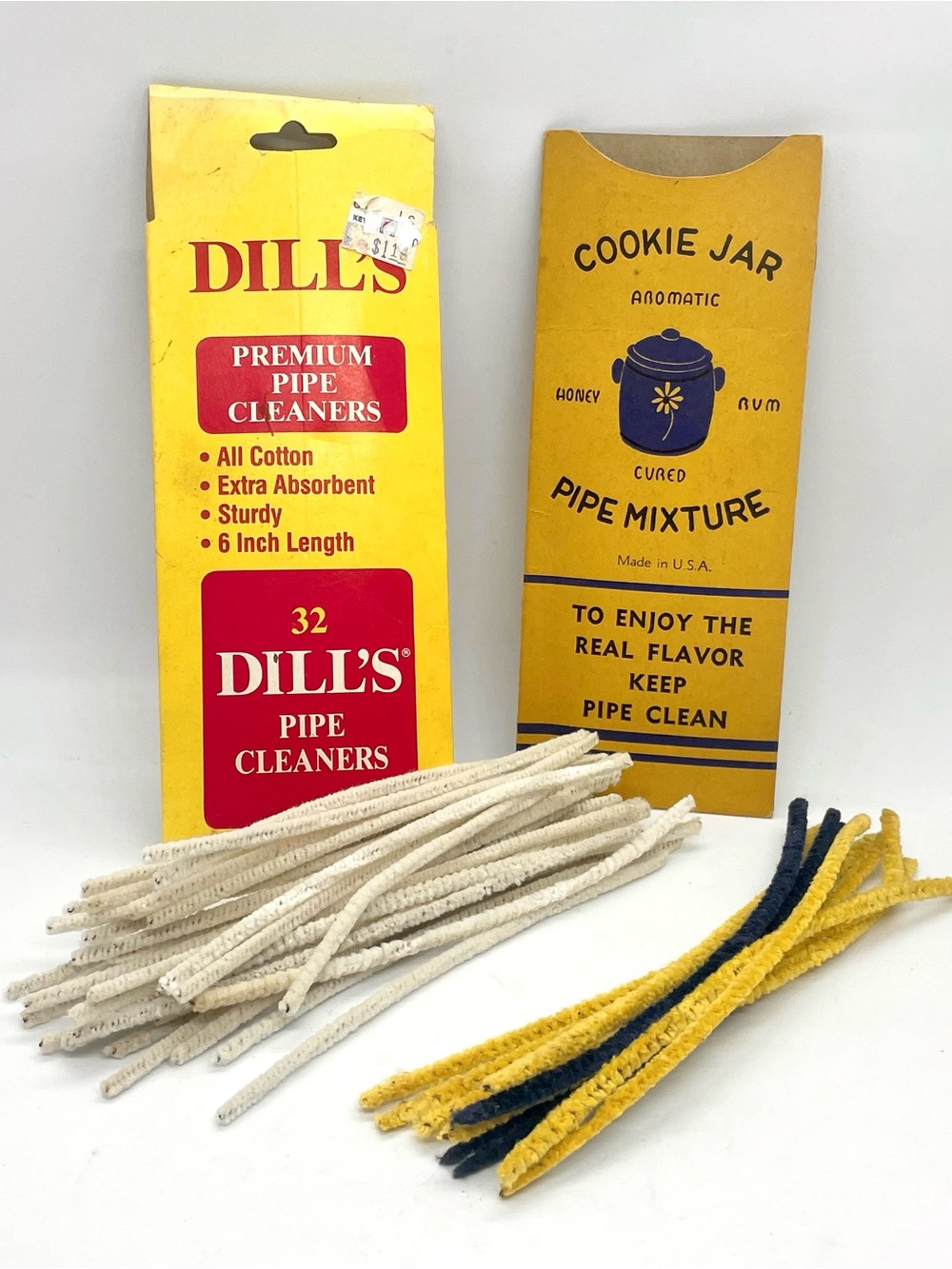 Vintage Pipe Cleaner Lot Dill's Premium & Cookie Jar Tobacco Detroit MI